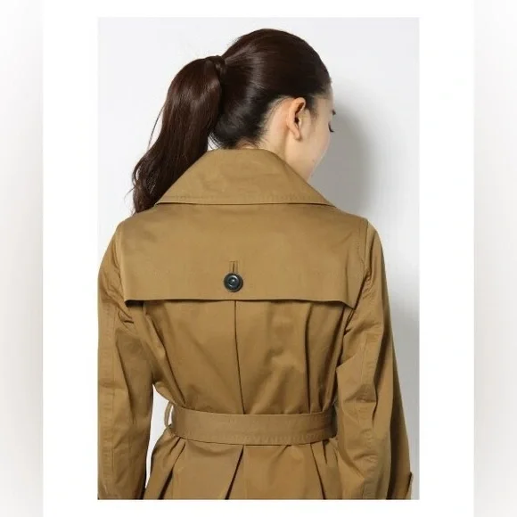 DSQUARED2 Brown Belted Trench Coat - Picture 4 of 9
